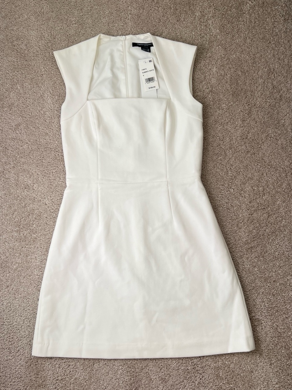 French Connection White Mini Dress